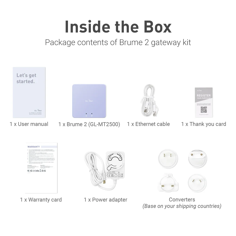 Brume 2 (GL-MT2500) VPN Security Gateway | ABS Plastic - Image 9