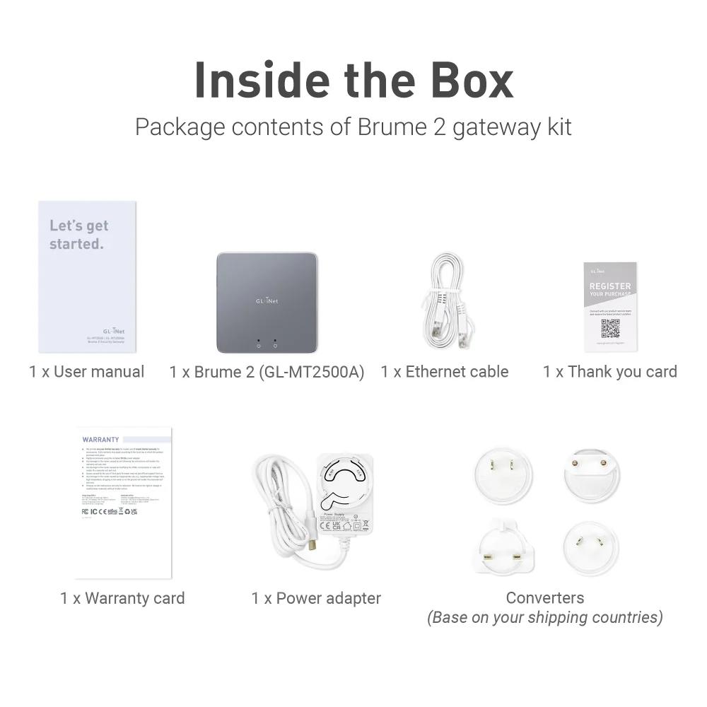 Brume 2 (GL-MT2500A) VPN Security Gateway | Aluminium Alloy - Image 9
