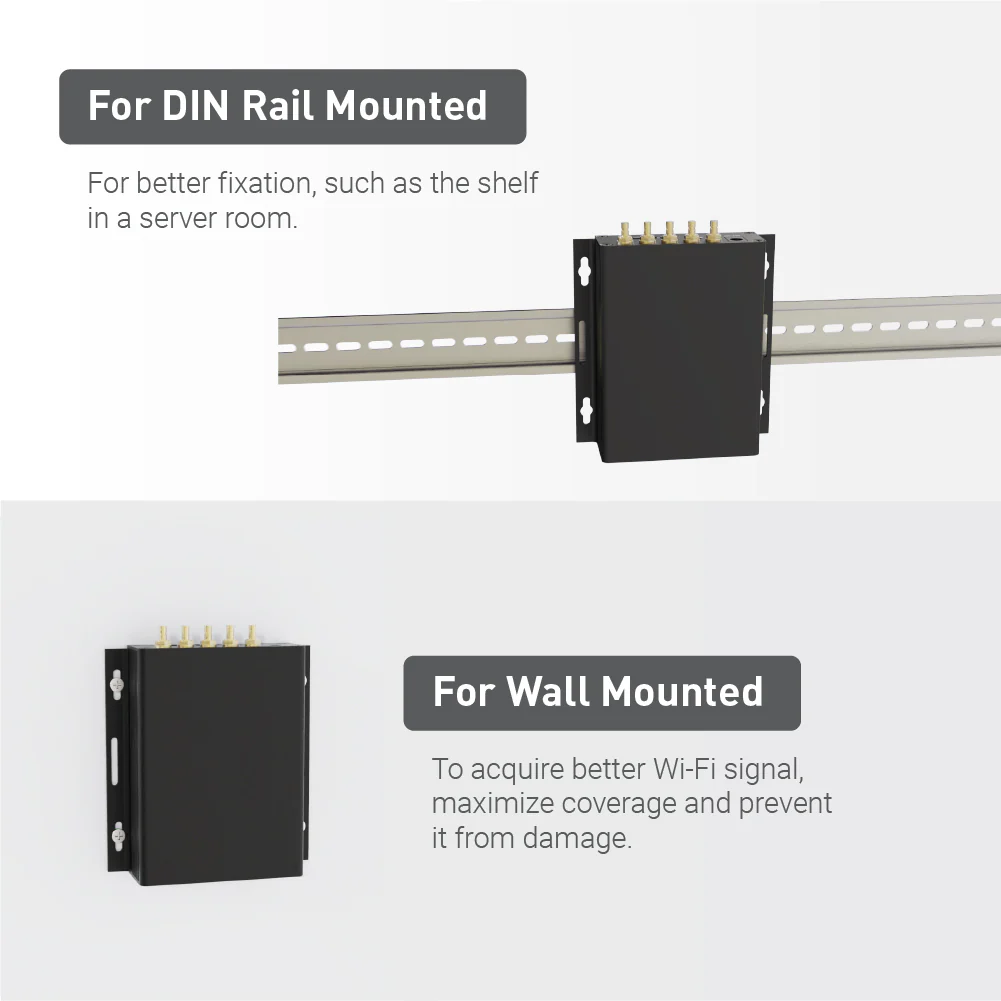 Collie (GL-X300B) Industrial 4G Gateway | RS485 / EG25-G Global Version | US+EU+UK+AU plug - Image 6