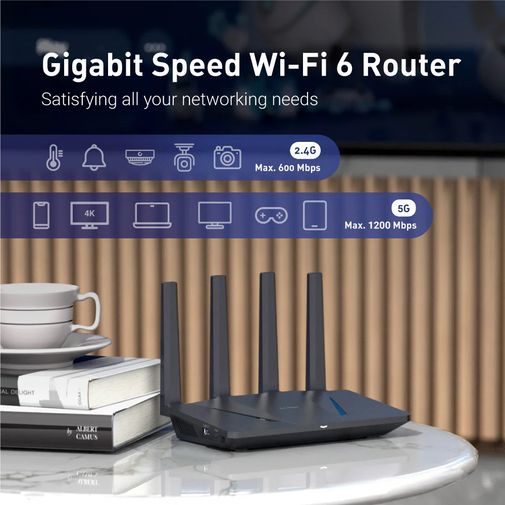 Flint (GL-AX1800) Wi-Fi 6 Home Secure Router - Image 3