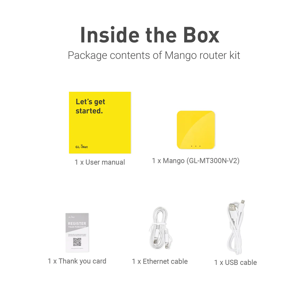 Mango (GL-MT300N-V2) Wireless Mini Router - Image 9