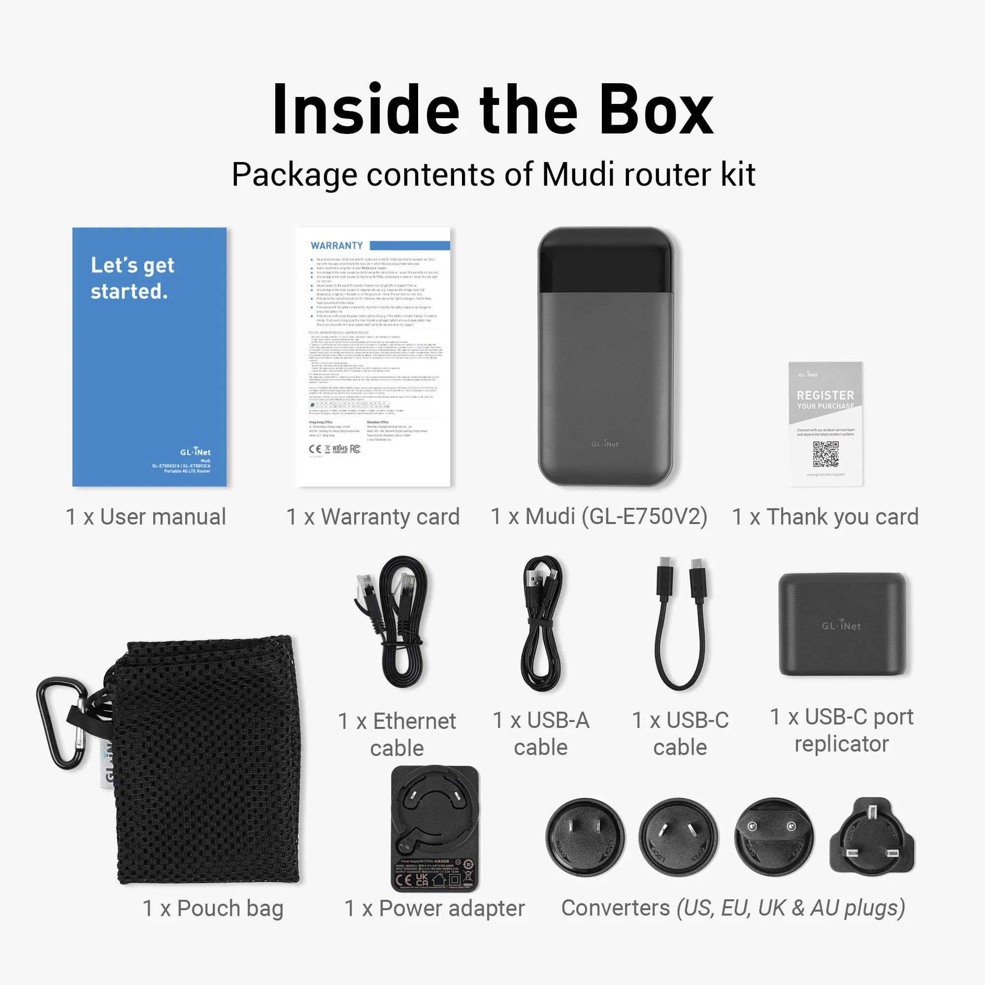 Mudi V2 (GL-E750V2) Portable 4G LTE Router | Travel WiFi - Image 11
