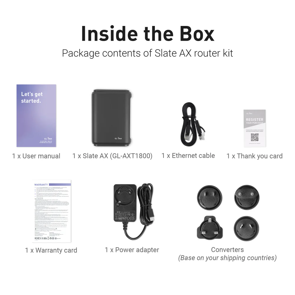 Slate AX (GL-AXT1800) Wi-Fi 6 Travel Router - Image 9