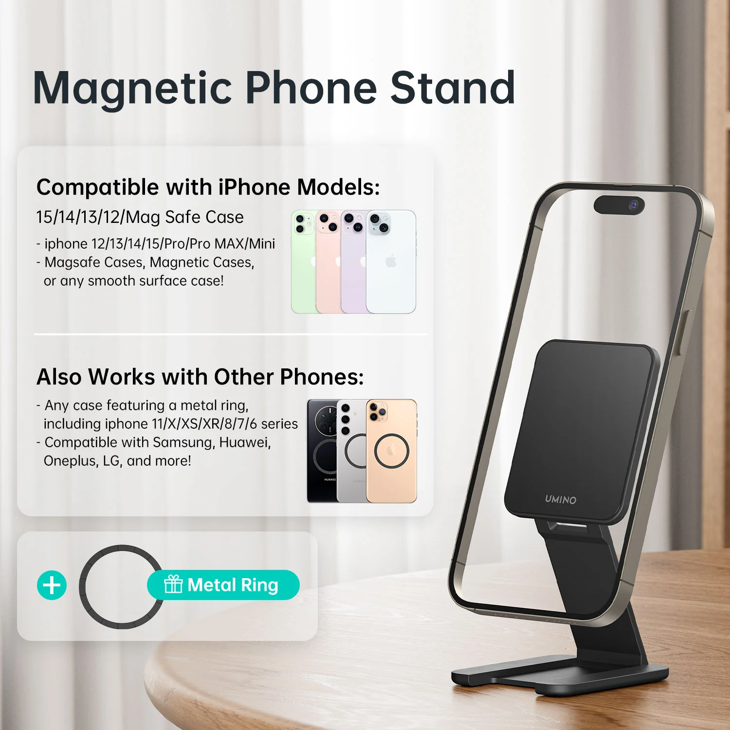 Umino Magnetic Phone Holder - Image 5
